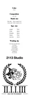 【22FW】 2113 Studio 經典素面短袖上衣 (黑)