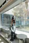 ✈雪莉天使-韓國柔軟毛顯身材高領背心+外罩 兩件套組