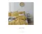 240織紗精梳棉薄被套床包組(月光黃-雙人)純色系列