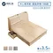 【A FACTORY 傢俱工場】吉米 MIT木心板 插座收納床頭床底組 (插座床箱+3抽底)-單大3.5尺