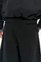 Wide-Leg Pleated Raw-Edge Trousers