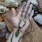 獨家製作/天然礦物 | 編織命運三女神/綠松石黃銅項鍊