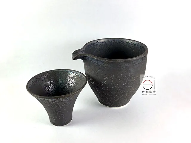 金結晶酒器 日本製 酒杯 片口酒器