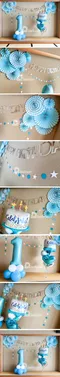 驚喜氣球：BABY藍生日日式和風(DIY佈置款)[DH200010]