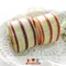 W363 鐵絲雙金邊三直線亮蔥緞帶 38mm  (W363 Metallic Stripes Ribbon -38mm)