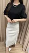 【預購】正韓 袖拼接衫