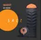 [ QTACE ] QUEST探索系列睡袋-黑橘 620g｜Q1-6200  Qtace 保暖睡袋 露營睡袋