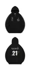 【23FW】Fallett 運動造型短版連帽外套(黑)