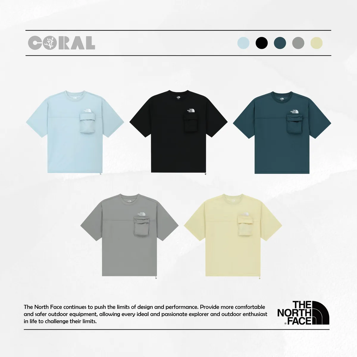 THE NORTH FACE EIRA POCKET S/S R/TEE 涼感尼龍口袋短袖上衣NT7UR18