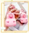 2入一組按壓水豚君會吹泡泡硅膠鑰匙圈🐽 結單日:6/17