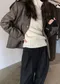 open-back 鬆高領毛衣 (兩色)