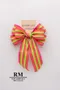 春天條紋蝴蝶結 (K1204-6/Spring Stripes Butterfly Bow) ｜手作｜布置｜裝飾｜緞帶用途｜綠色