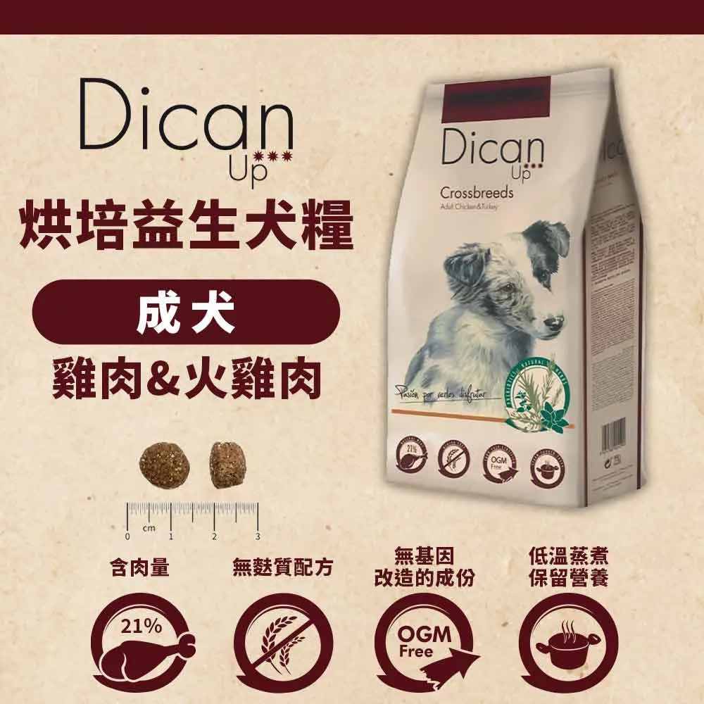 DIBAQ迪貝可 烘培益生 犬糧 成犬(雞肉&火雞肉)