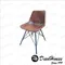 LOFT Industry 美式工業風 皮面縫線單椅 餐椅 椅子