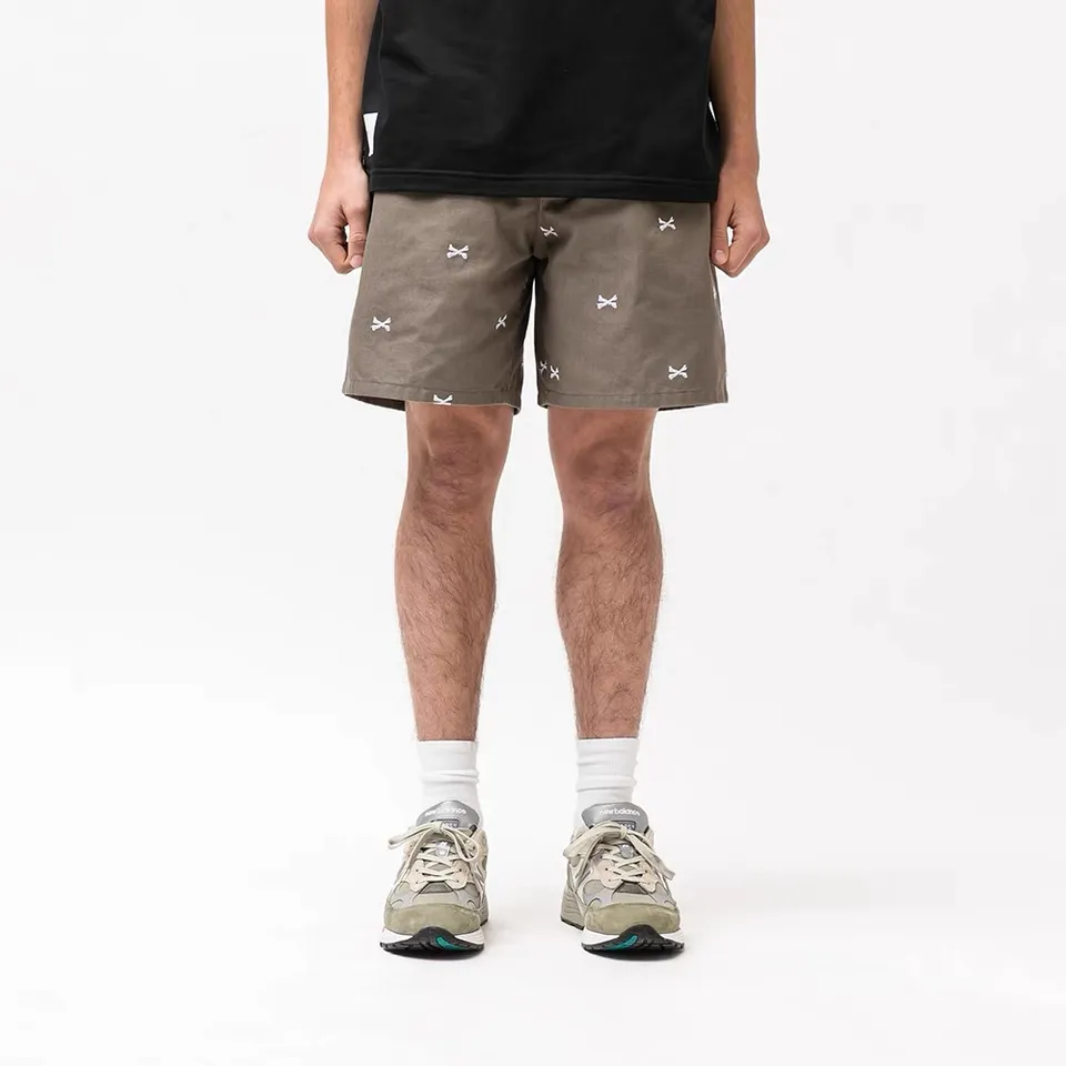 WTAPS 22SS SEAGULL 03/SHORTS/COTTON.OXFORD 骨頭刺繡短褲