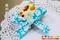 PR0307c 花朵印刷點蔥緞帶 16mm  (PR0307c Glitter Flower Ribbon -16mm)
