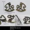 A1582-1 復古色搖搖木馬金屬配件 2入  (A1582-1 Metallic Rocking Horse Décor)