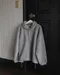 LINENNE－cloud string fleece (gray)：毛絨鈕釦上衣/品牌自訂款