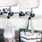 車用椅背可旋轉頭枕掛勾 HD-227 (黑)