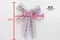 銀雪繽紛蝴蝶結 (K1414S/Silver Snow Colorful Butterfly Bow) ｜手作｜布置｜銀色｜緞帶用途