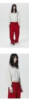 【22FW】 2113 Studio 音符圖案休閒寬褲 (紅)