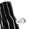 COOKMAN Wide Chef Pants Stripe Black 231-11839