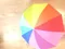 彩虹摺疊傘