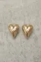 【🇯🇵日選物】GOLDY｜jiggly metal heart earrings（耳夾）