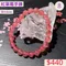 🌸貞緣水晶飾品🌸AR037高冰透草莓晶-紅草莓手鍊8+mm