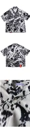 【22SS】2113 Studio 黑白花紋短袖襯衫