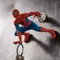 日本Entrex漫威授權MARVEL蜘蛛人磁性鑰匙掛勾SPIDERMAN磁鐵鑰匙掛鈎#14319(日本原裝進口)
