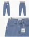 Slowand made－ Cone denim：中藍色直筒版型牛仔長褲！
