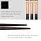 Rose Gold Pro Collection - Eyeshadow Brushes Set 5