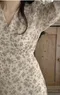 【預購】正韓  交叉v領花洋(有內裡)