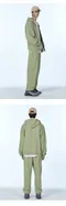 【23FW】Wooalong 刺繡小標連帽外套(綠)