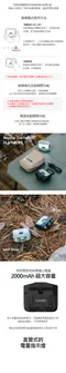 [ CLAYMORE ] 200H 感應式三光源夾帽燈-兩色｜頭燈 露營燈 釣魚燈 照明燈 登山燈