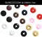 【SUNCOCCOH】免工具按釦10mm/6組(7色)