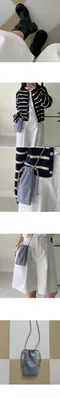 A little b －positano stripe cardigan (2color)：條紋粗針織外套-海軍藍