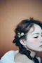 COR-DATE｜珍珠水滴花朵髮夾