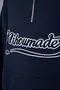 NIHOW made｜草寫LOGO半拉鍊大學TEE(藍)