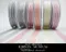 K1436-15 馬卡龍色系甜色緞帶15MM  (K1436-15 Woven Stripe Ribbon 15MM )