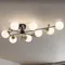 【鹿屋燈飾】DHQ-3341玻璃半吸頂燈