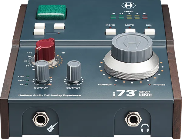Heritage Audio i73 Pro One USB-C Interface 錄音介面錄音室宅錄工作