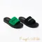 RIGG 品牌布面厚底拖鞋-綠色