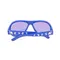 瑞士SHADEZ 兒童太陽眼鏡 _圖騰設計款_0-3歲_SHZ-19_藍色恐龍