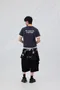 【26SS】韓國 水洗紮染拼接棉短褲(2色)