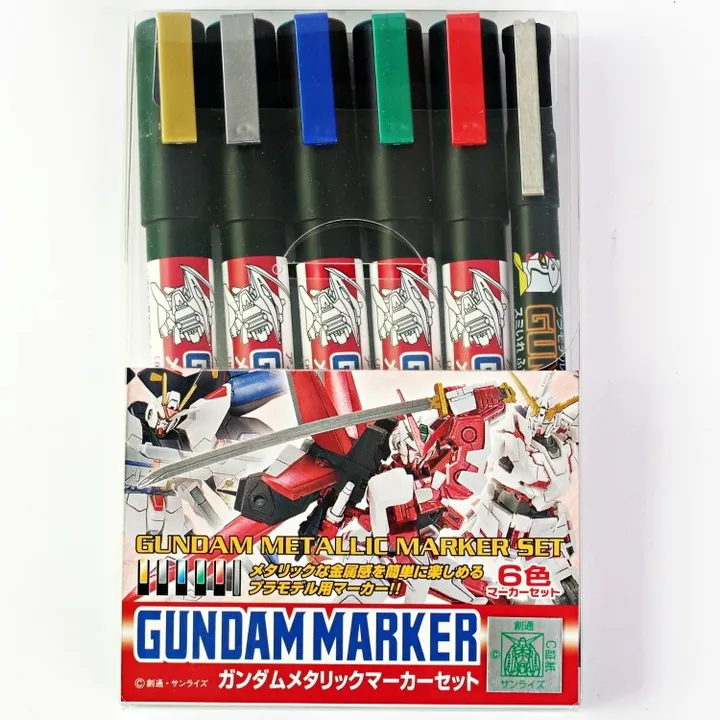 Gundam Planet - GMS110 Gundam Marker Thin Point Set (Set of 6)