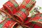 聖誕格子禮盒包裝(KF6218G-11/Christmas Plaid Gift Box Packaging)