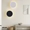 【鹿屋燈飾】DHJ-112-1~2 極簡風圓形背發光壁燈｜LED 5W 3000K暖光｜LED壁燈 客廳壁燈 臥室床頭壁燈 樓梯壁燈 玄關壁燈 走廊壁燈