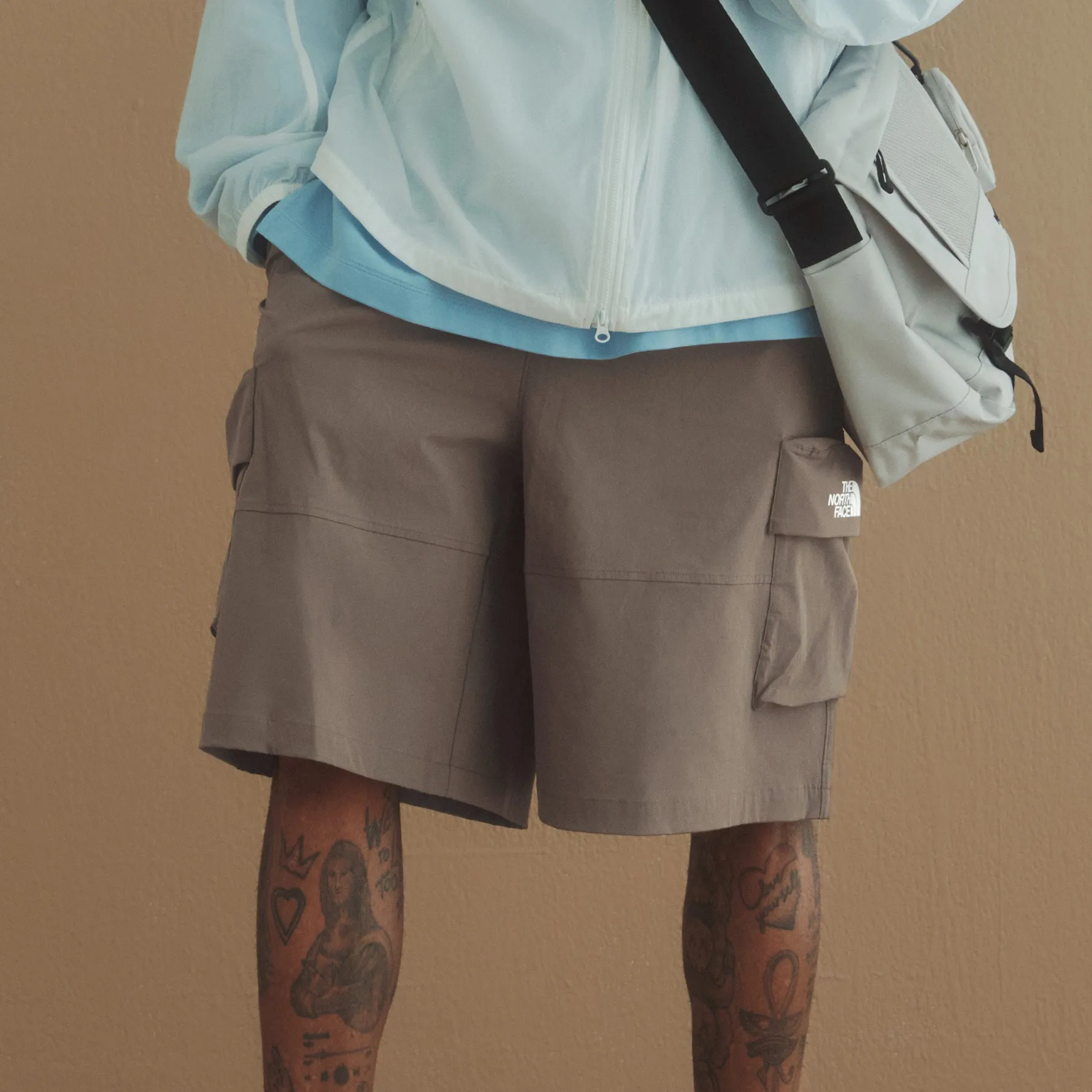 THE NORTH FACE 男女款ICE RUN CARGO SHORTS 口袋機能短褲ICE
